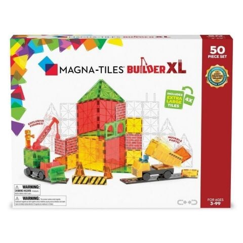 Magna-Tiles Builder XL - İnşaat XL 50 Parça