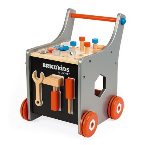 Janod Brico Kids Manyetik Çalışma Arabası - Brico'kids Magnetic Diy Trolley