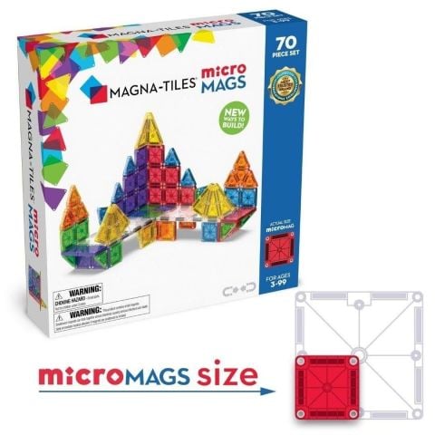 Magna-Tiles microMAGS - 70 Parça