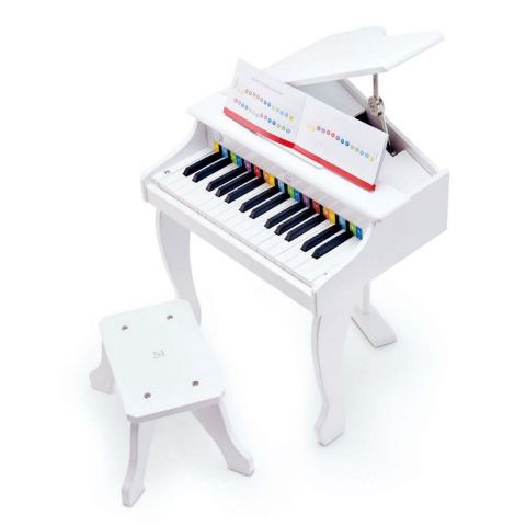 Hape Deluxe Grand Elektronik Piyano - Beyaz