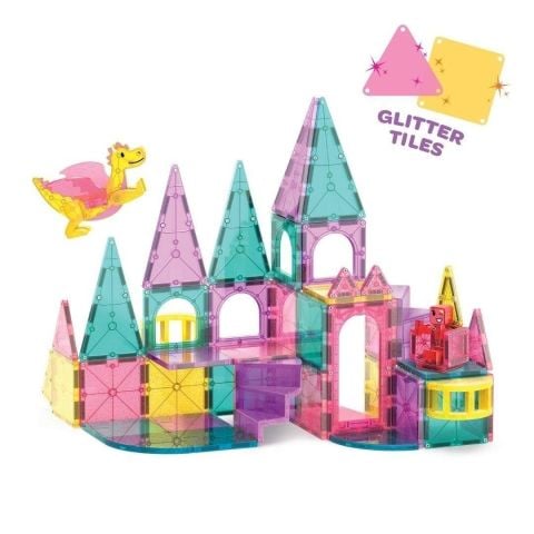 Magna-Tiles Castle DLX + microMAGS - Prenses Şatosu 48 Parça