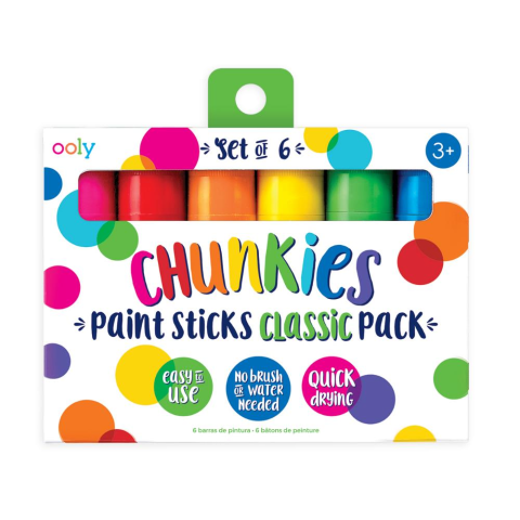 Ooly Chunkies Pastel Boya 6’lı Klasik Renkler
