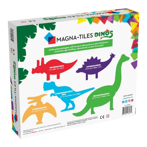 Magna-Tiles Dinozorlar 5 Parça
