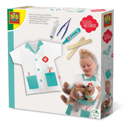 Ses Creative Kostüm ve Oyun Seti - Doktor / Dress Up Costume Set