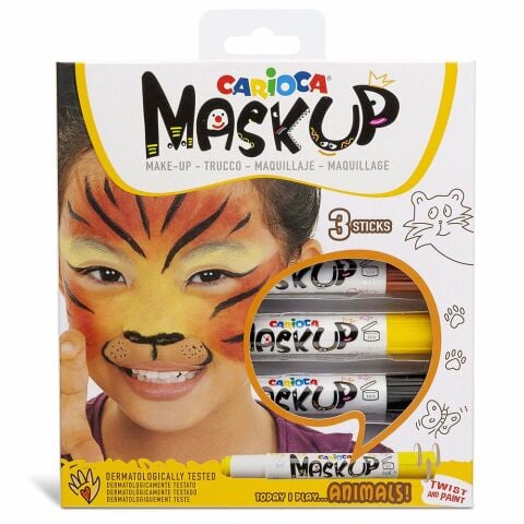 Carioca Mask Up Yüz Boyası – Hayvanlar (3 Renk)