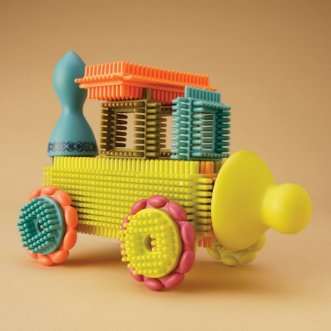 B.Toys Yapı Oyuncaklar 68 Parça / Bristle Block – Stackadoos