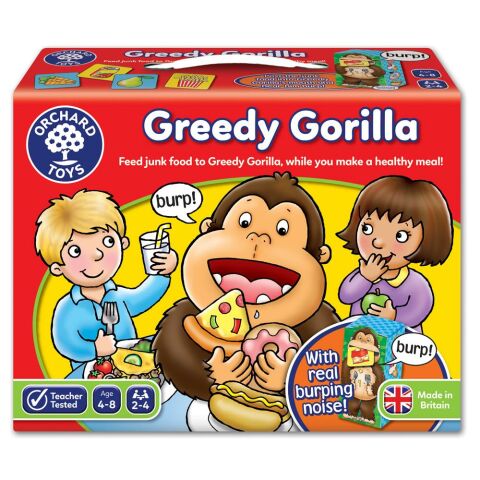 Orchard Toys Greedy Gorilla / Aç Gözlü Goril 4-8 Yaş Grup Oyunu