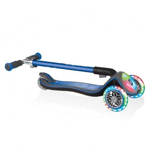 Globber Elite Deluxe Flash Full Işıklı Scooter - Lacivert