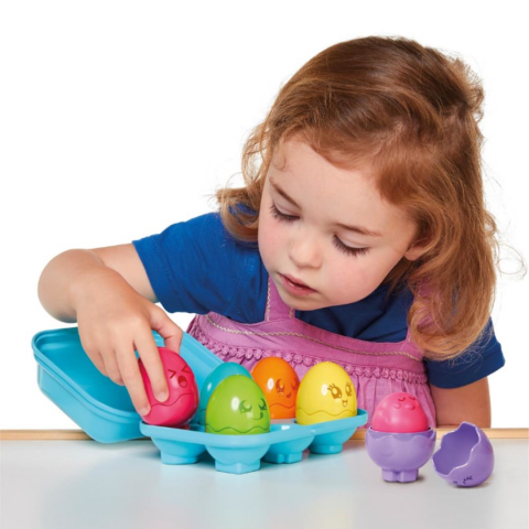 Tomy Parlak Renkli Saklambaçlı Yumurtalar / Hide & Squeak Bright Chicks