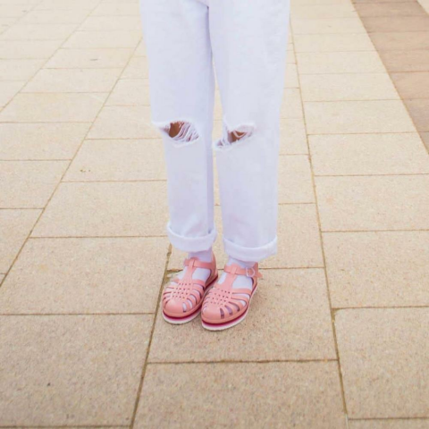 Meduse Sunset Guimauve Sandals - Kadın Sandalet Pastel Pembe
