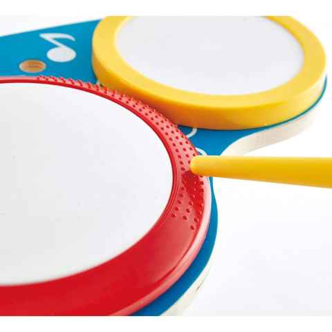 Hape Drum and Cymbal Oyuncak Davul Seti / Preschool Music