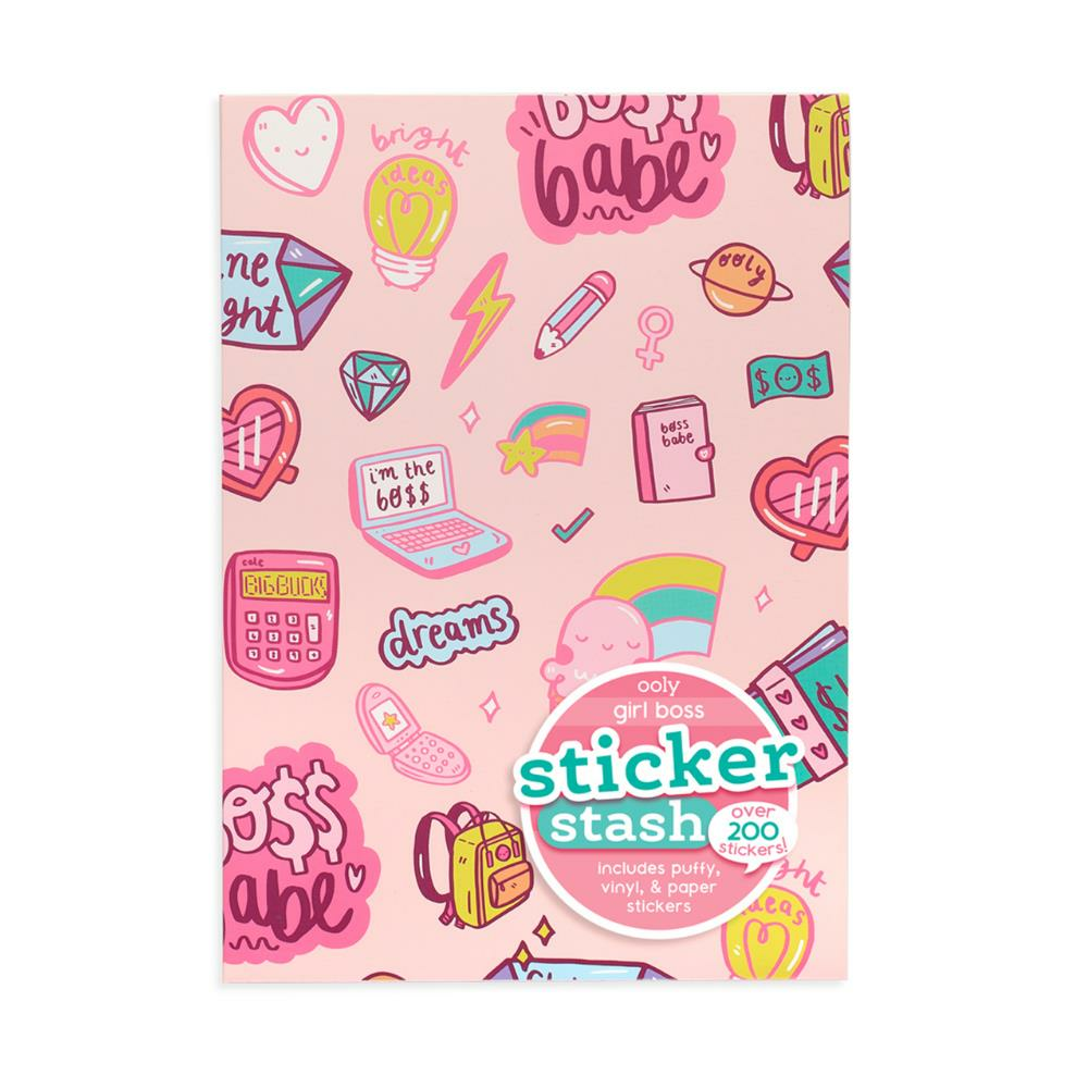 Ooly Sticker Stash Çıkartma Seti - Girl Boss