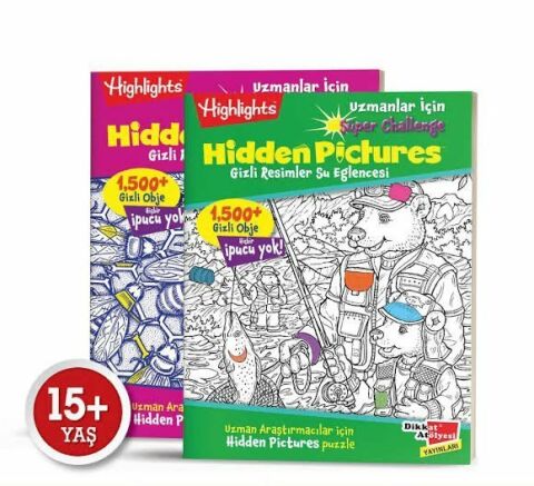Uzmanlar İçin Hidden Pictures 2'li Set 15+Yaş