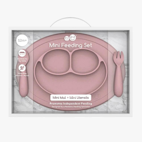 EZPZ - Mini Mat Feeding Set - Blush