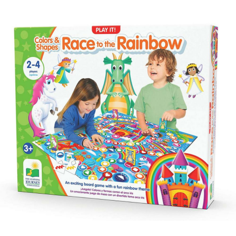 The Learning Journey Race to the Rainbow / Renkler ve Şekillerle Yarış