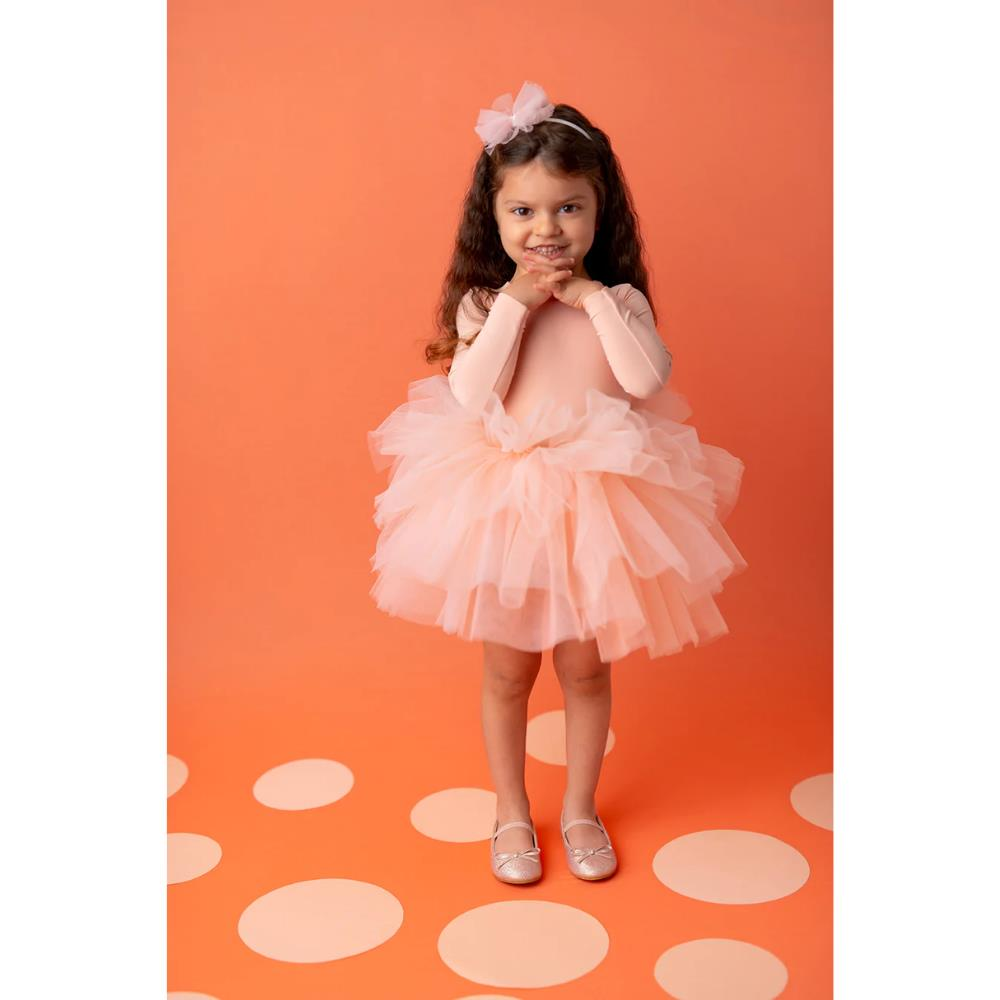 Mini Celebrities Somon Kız Çocuk Tütü Elbise