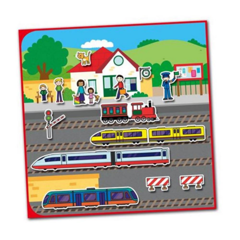 Galt Reusable Sticker Book - Vehicles 3+ Yeniden Kullanılabilir Çıkartma Kitabı