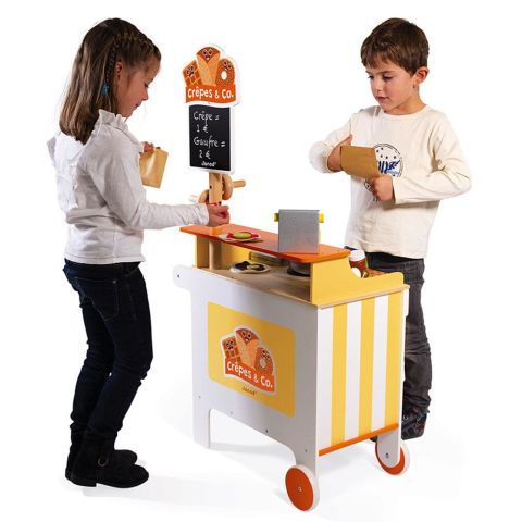 Janod Ahşap Waffle Tezgahı - Role Play Evcilik Oyunları