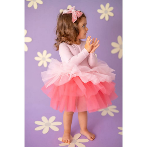 Mini Celebrities Pembe Kız Çocuk Tütü Elbise