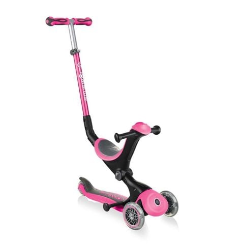 Globber Go Up Deluxe Scooter / Pembe