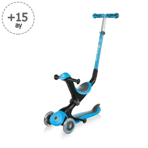 Globber Go Up Deluxe Scooter-Mavi