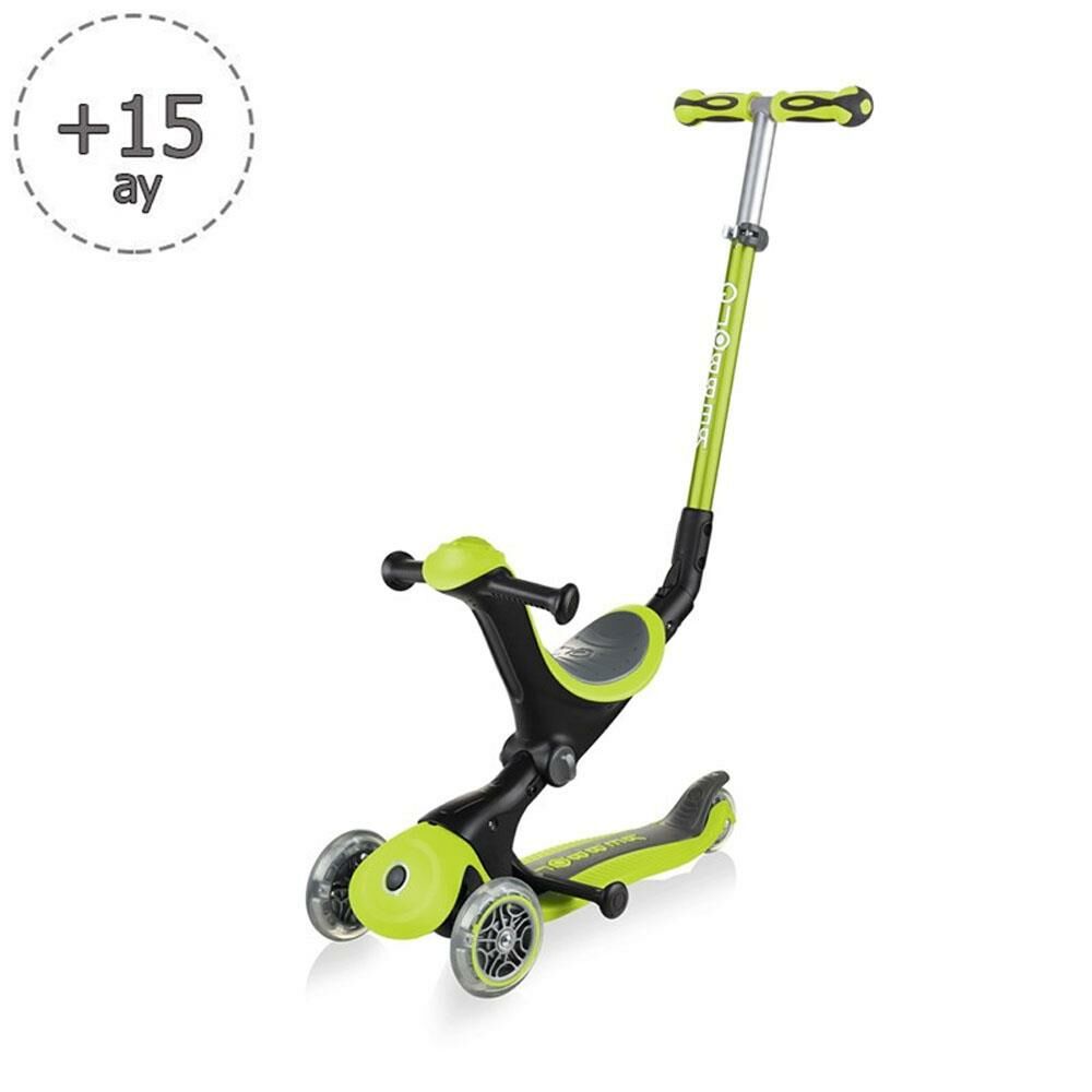 Globber Go Up Deluxe Scooter-Yeşil