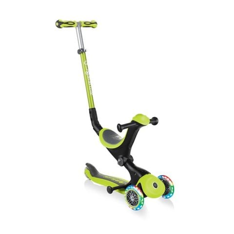 Globber Go Up Deluxe Işıklı Teker Scooter-Yeşil