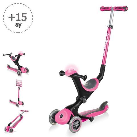 Globber Scooter / Go Up Deluxe Play / Pembe