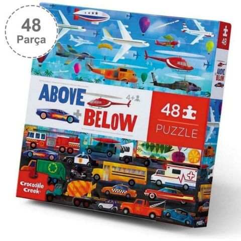 Crocodile Creek Puzzle - 48 Parça - Things That Go