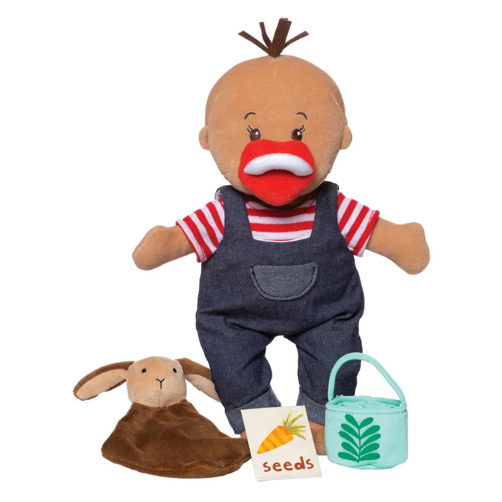 Manhattan Toy Baby Stella Çiftçi Oyuncak Bebek Tiny Farmer Set