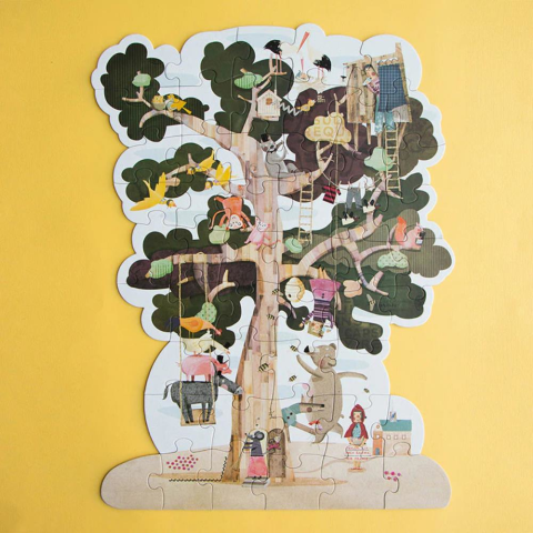 Londji Puzzle - Çift Yönlü / My Tree (50 Parça)