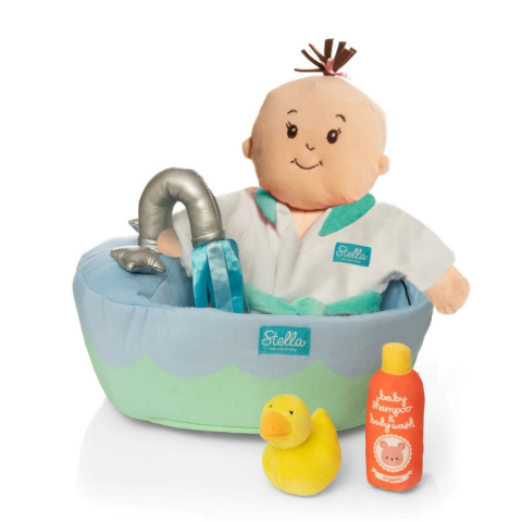 Manhattan Toy Baby Stella Banyo Seti - Mavi / Bath Set