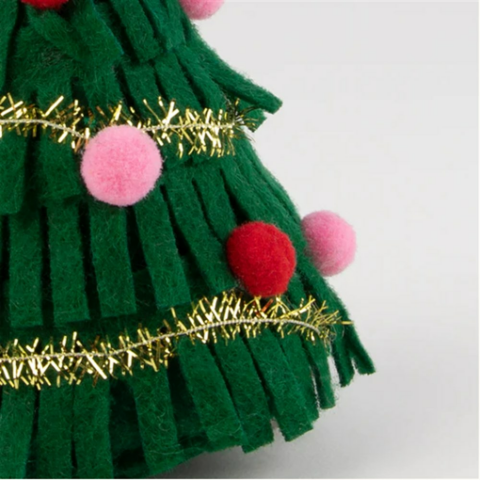 Meri Meri - Big Christmas Tree Hair Clip - Yeni Yıl Ağacı Tokası