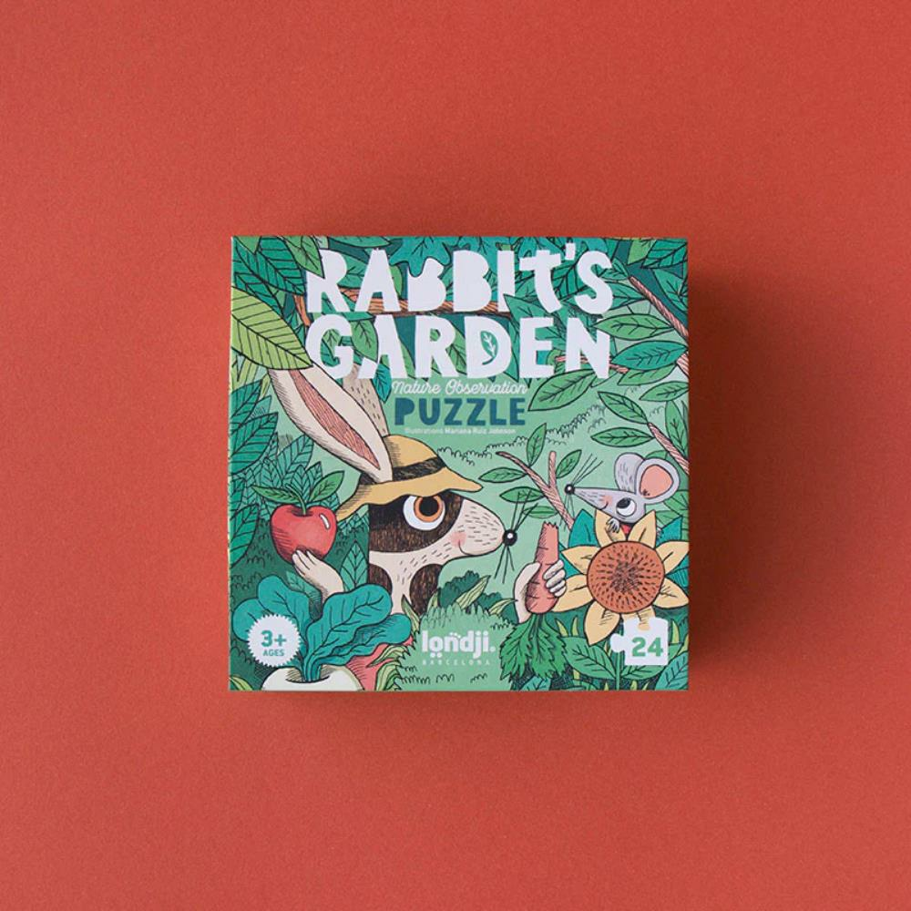 Londji Puzzle Rabbit's Garden / Tavşanın Bahçesi (24 Parça)