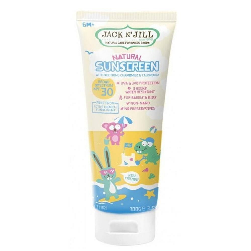 Jack N' Jill Sunscreen SPF 30+ Natural Güneş Kremi 100ml