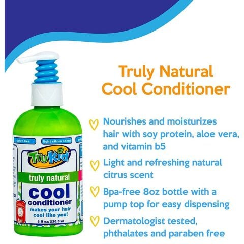 Trukid Cool Conditioner 237ml Doğal Besleyici Çocuk Saç Kremi