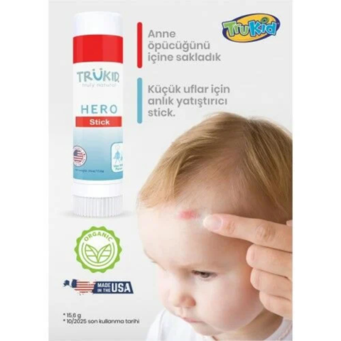 Trukid First Aid Hero Stick 17gr. Deformasyon Onarıcı Bebek Kremi