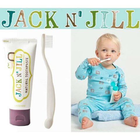 Jack N' Jill Natural Toothpaste 50gr Organik Diş Macunu - Ahududu