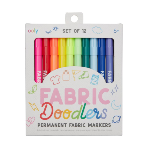 Ooly Fabric Doodlers 12’li Kumaş Boya Kalemi