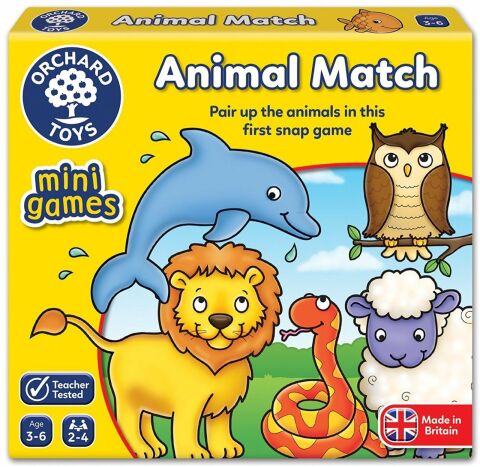 Orchard Toys Sevimli Hayvanlar (Animal Match) 3+ Eşleştirme Oyunu