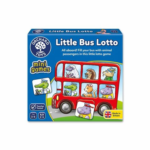 Orchard Toys Renkli Otobüsler (Little Bus Lotto) 3+ Tombala Oyunu