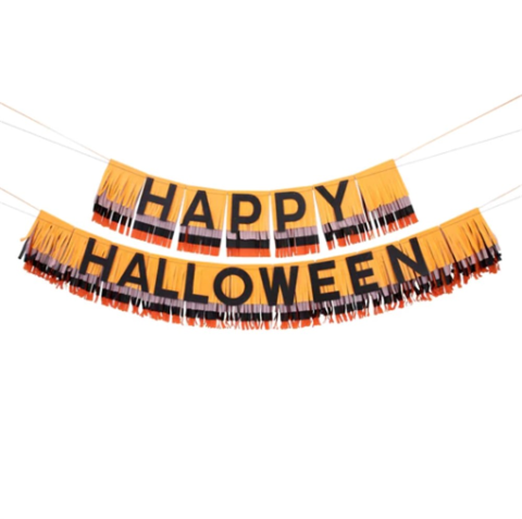 Meri Meri - Halloween Fringe Garland - Halloween Püsküllü Asılan Süs