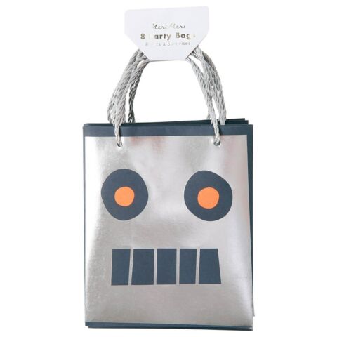 Meri Meri - Robot Party Bags - Robot Parti Çantaları