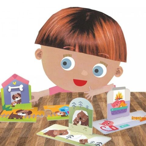 Headu My Babies And Habitat Puzzle-Hayvanların Yaşam Alanı 2+Yaş