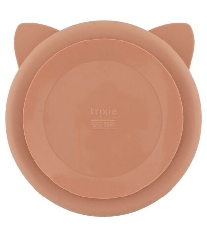 Trixie  Silicone Divided Suction Plate Mrs. Cat - Silikon Bölmeli Tabak