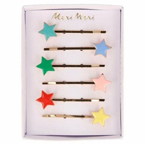 Meri Meri - Star Hair Slides - Yıldız Tokalar - 6'lı