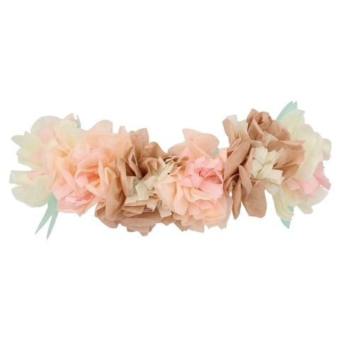 Meri Meri - Pink Blossom Crowns - Pembe Çiçekli Taçlar
