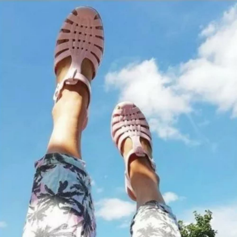 Meduse Sun Rose Pastel Sandals - Sandalet Pastel Pembe