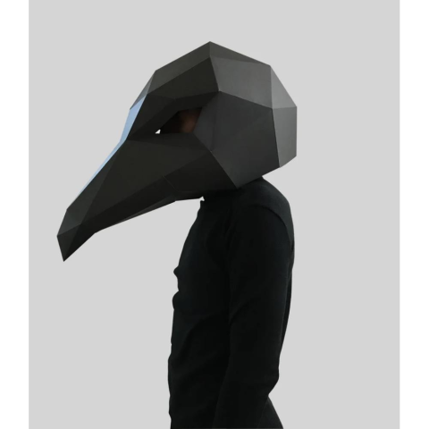 3D Karton Maske - Taç