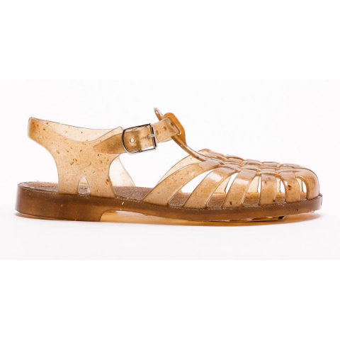 Meduse Sunchanvre Chanvre Sandals - Sandalet Şeffaf Kahverengi